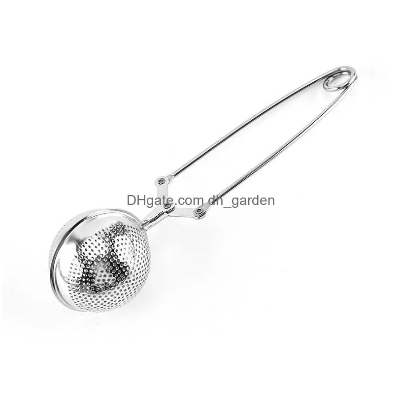 4 colors tea infuser tools stainless steel teapot teas strainer ball coffee vanilla spice filter diffuser household kitchen