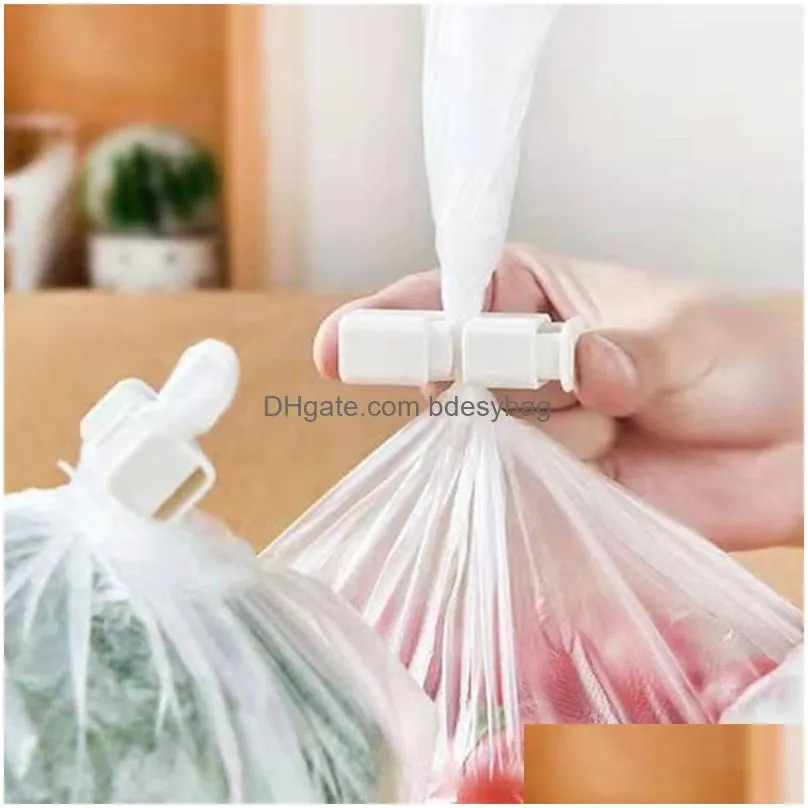 portable chip bag sealing clips snack food bag spring sealer freshkeeping clamp plastic tool kitchen accessories lx5403