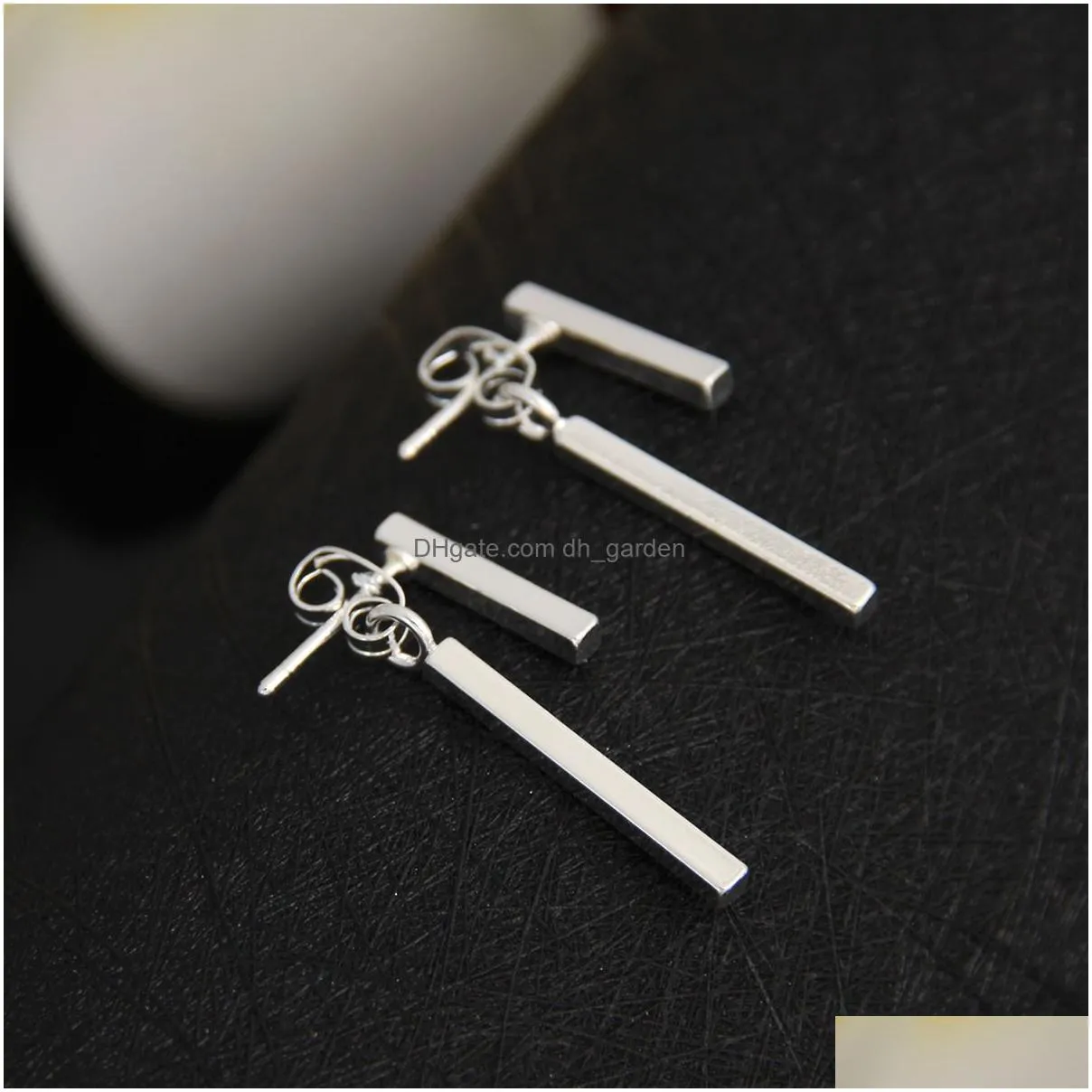 Dangle & Chandelier Fashion Simple T Bar Drop Earring For Women Geometric Ear Jacket Earrings Wedding Drop Delivery Jewelry E Dhgarden Ot5Wd