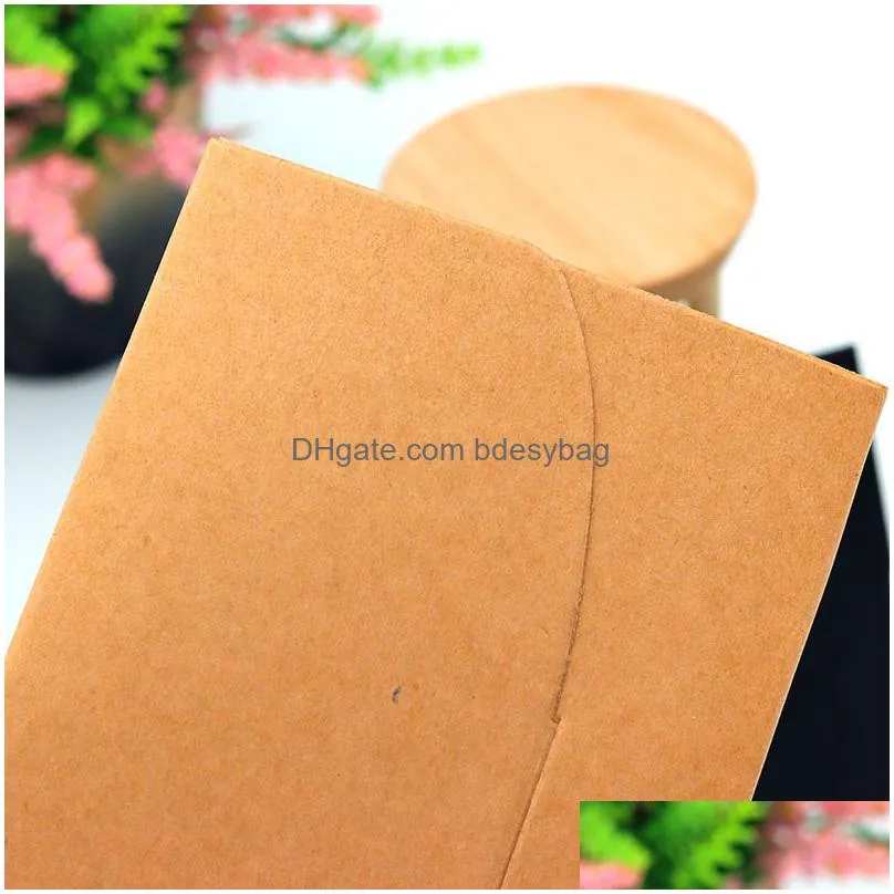 vintage kraft paper envelope postcard envelope blank packaging box 16 x10.5cm lx5379