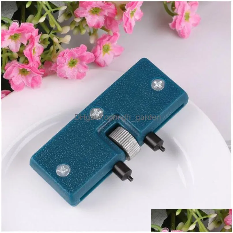 Repair Tools & Kits Two Claw Table Key Watch Rear Er Open Tool Adjustable Rectangar Wrench Repair Kit Adjuster 52Mm Caliber Dhgarden Otsdb
