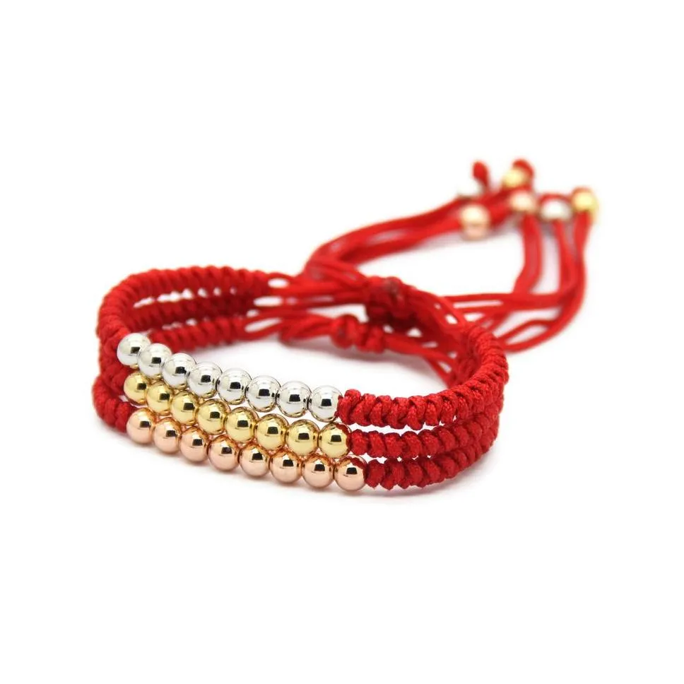  wholesale 10pcs/lot 6mm anil arjandas mix colors braiding macrame bracelet gift for christmas
