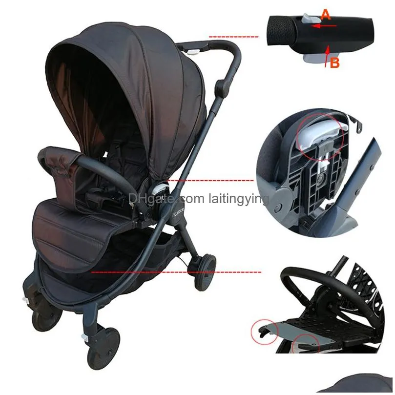 Strollers Lightweight Stroller Travel Portable Pram Pushchair Eu Standard Lj200901 Drop Delivery Baby Kids Maternity Dhsg9