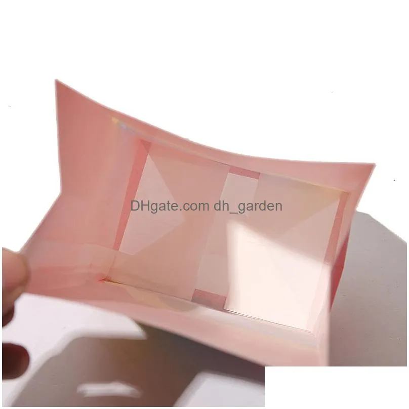 rainbow candy paper bag gift wrap fashion printing color flat mouth food packaging bags 8 colors