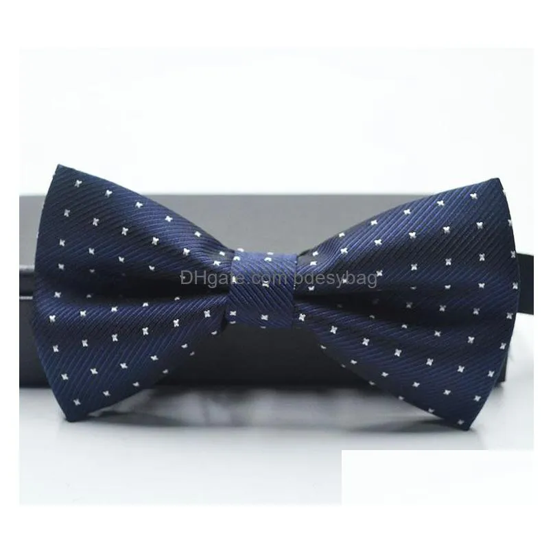 new uni men women bowties gentle mens ties bow formal commercial tie party tuxedo classic butterfly bowtie polka dot stripes za1429