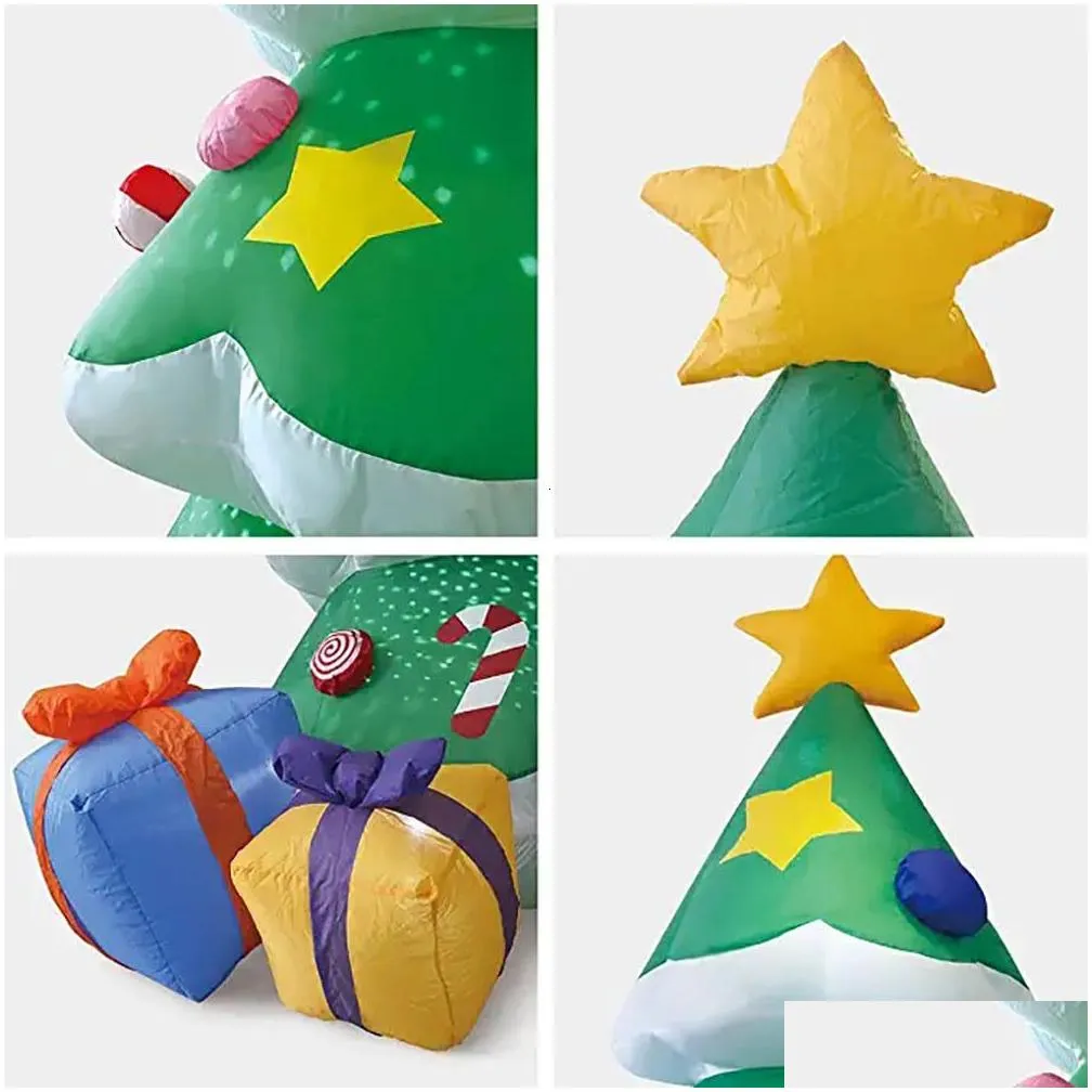 Christmas Decorations Christmas Decorations 2.1M Nt Inflatable Tree Glowing Merry Outdoor Led Light Up Party Year 221123 Drop Delivery Dhw8G