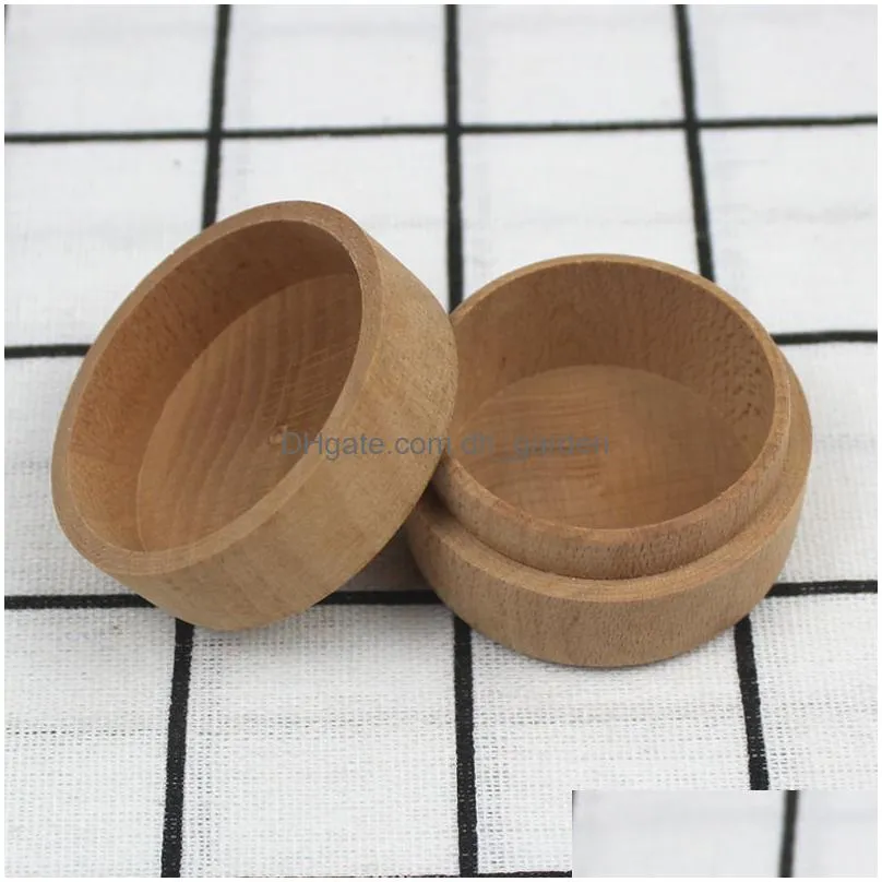 beech round ring box earring necklace packaging storage box portable jewelry boxes