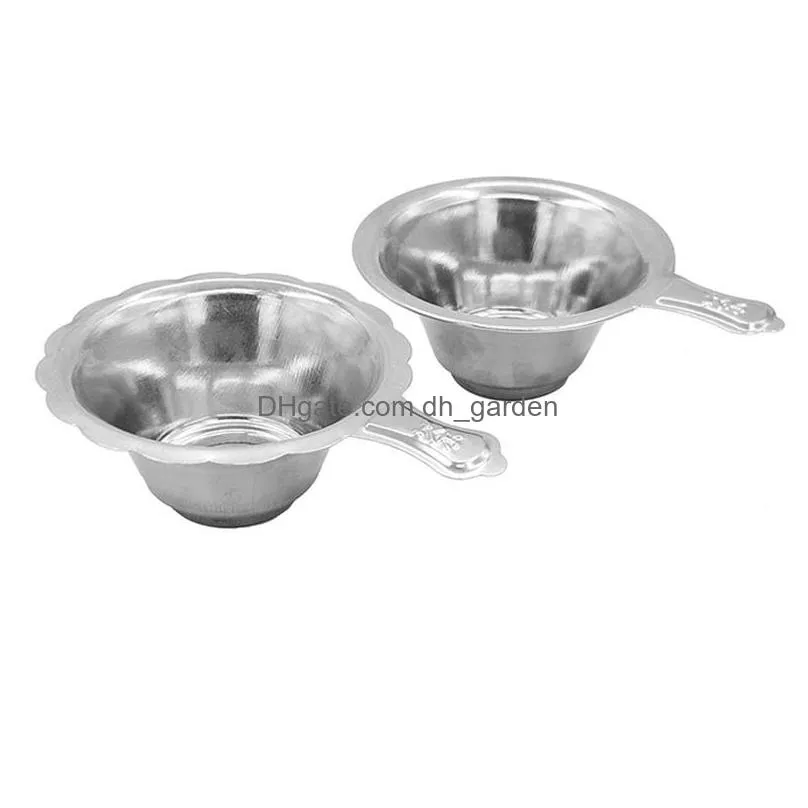 stainless steel tea strainers tool special fine filter for teapot household teas set accessories