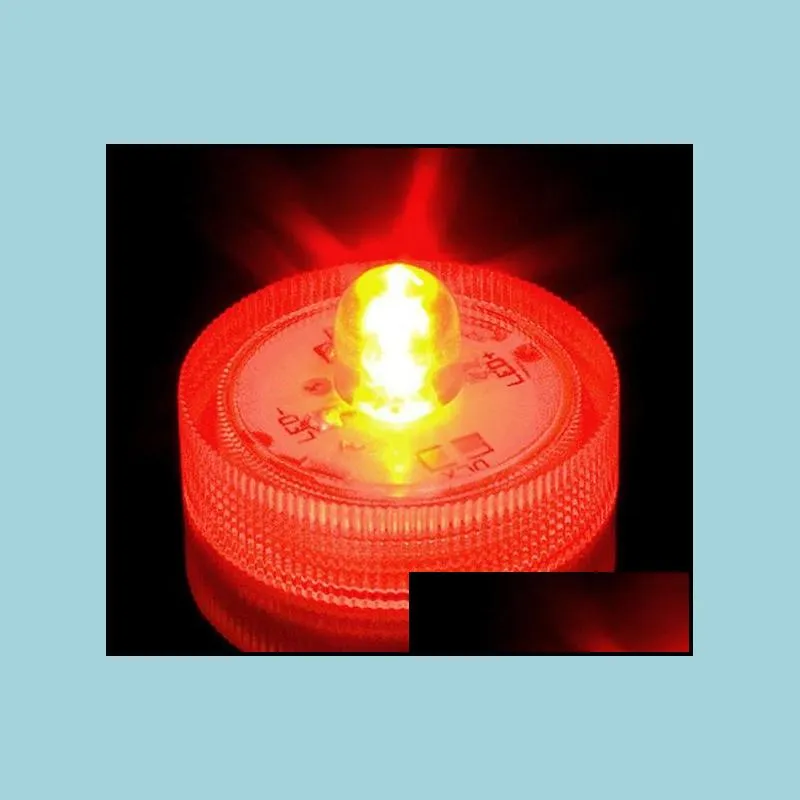 submersible candle underwater flameless led tealights waterproof electronic smokeless candles lights wedding birthday party xmas