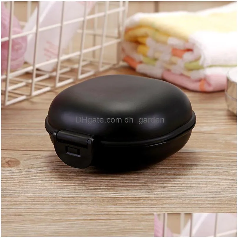 plastic travel soap box simplicity candy color storage boxes portable soaps dishes with lid