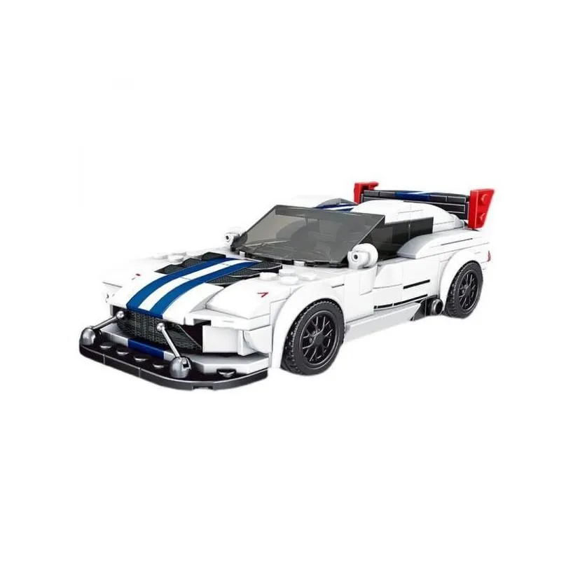 Lepin Blocks Mod King 27011 Movie Game Technic Static Version Dodge Viper Acr Roadster Building 388Pcs Bricks Toys For Kids Drop Del