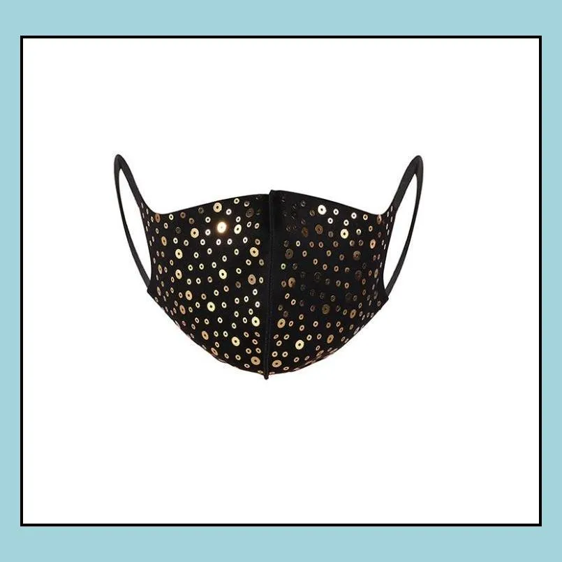 face mask glitter sequin covering sparkly washable reusable bling face covers luxury soft cotton