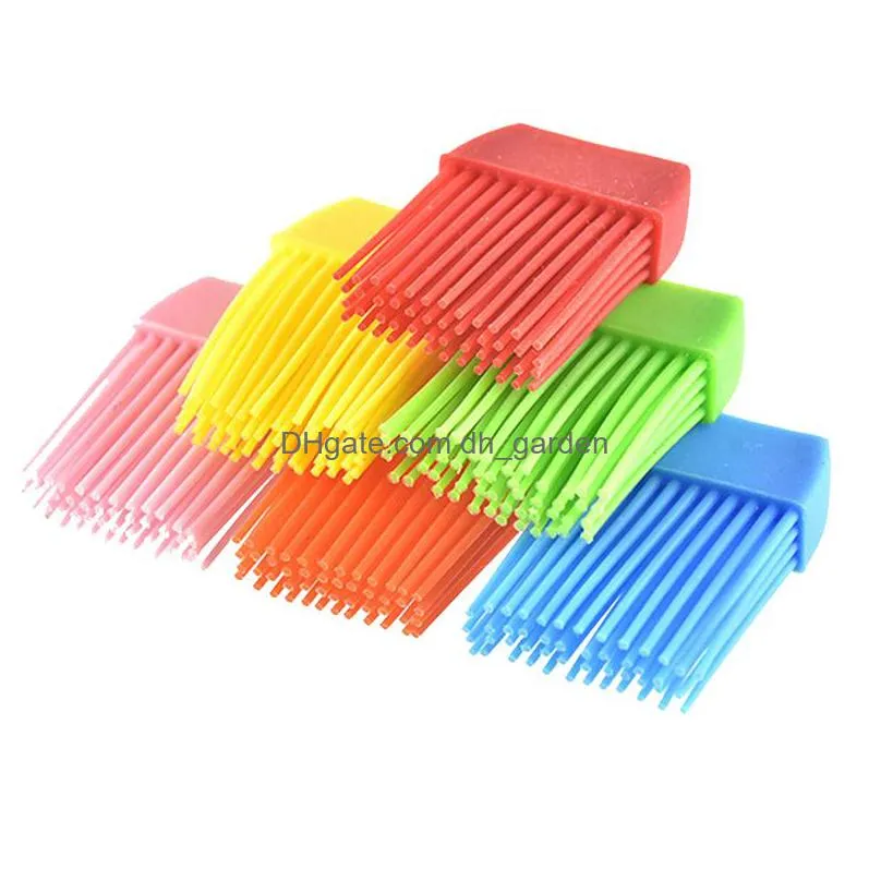 6 colors silicone oil brush grill bbq tools high temperature resistant silicones bakeware baking tool bread chef pastry oils cream