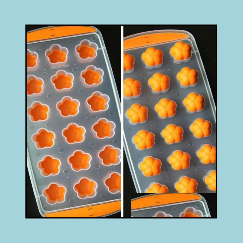 fruit shapes ice cube trays easy release grade silicone ice pan chocolate molds candy maker jelly mould heart star lip coolers barware