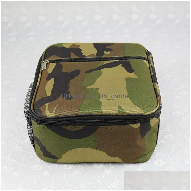 oxford cloth lunch bag portable outdoor picnic lunchs box student tableware multipurpose dinner bags