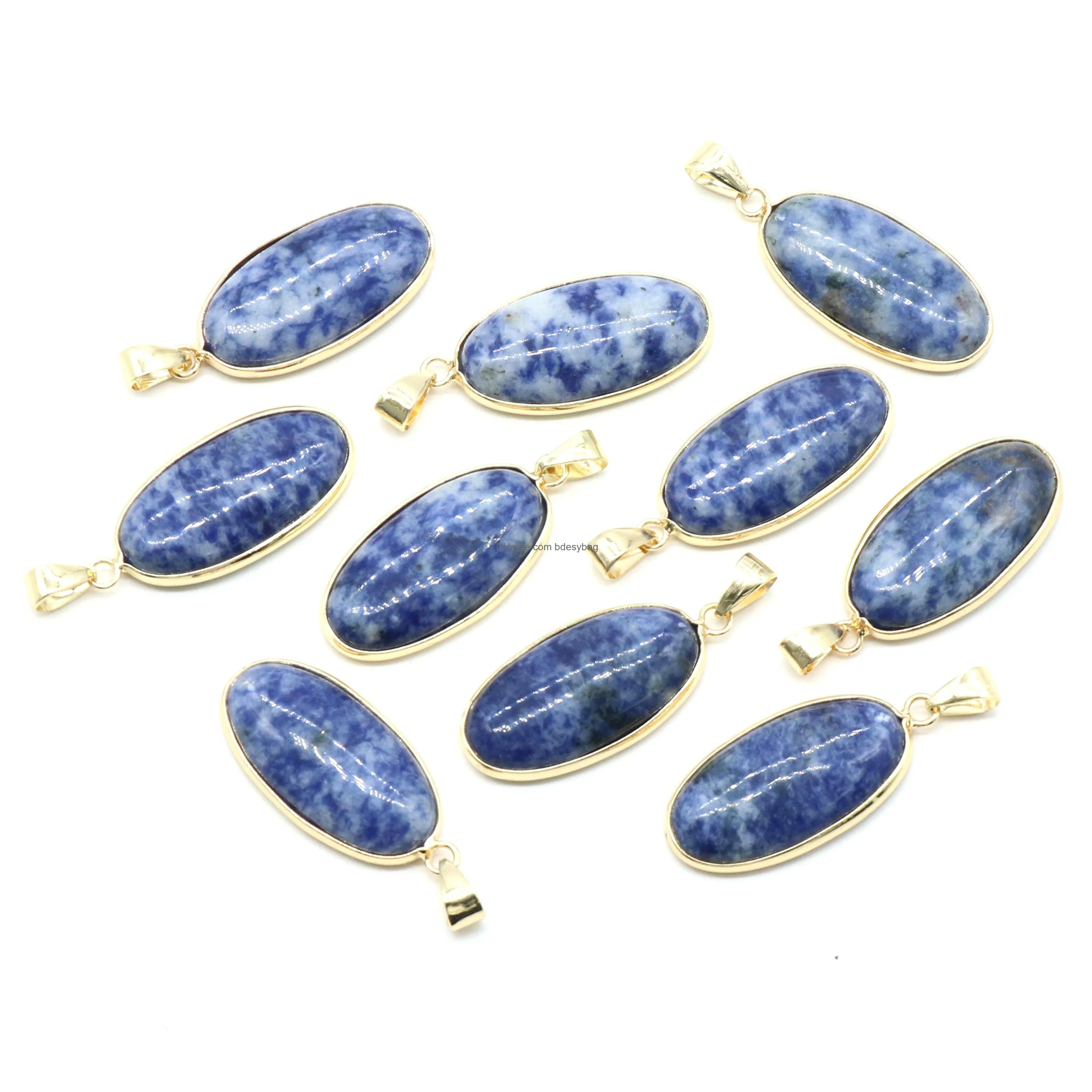 natural stone pendants waterdrop shape mixed stone agate green aventurine chakra healing stones charms for jewelry making necklace