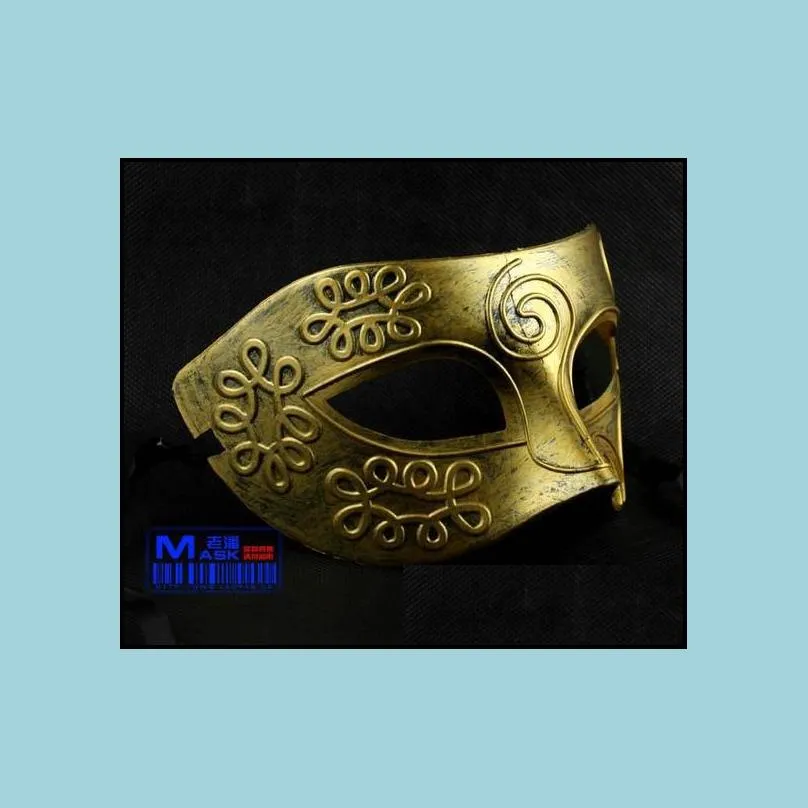 roman greek fighter men mask venetian carnival party masquerade halloween costume wedding dance party half face masks xmas