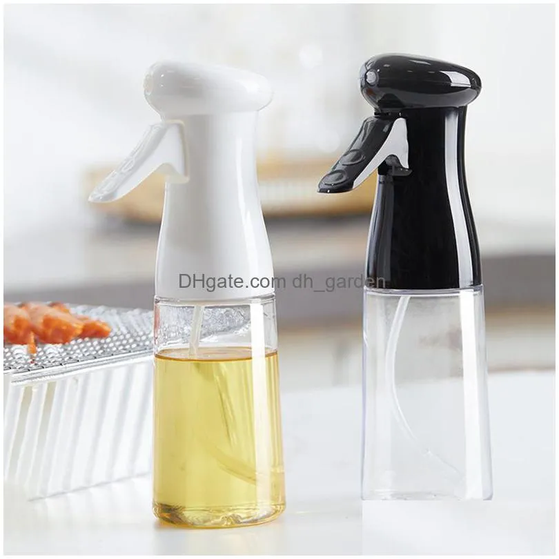 plastic oil spray bottle kitchen cooking tools vinegar mist sprayer barbecue oils bottles for home bbq grilling roasting tool 220ml