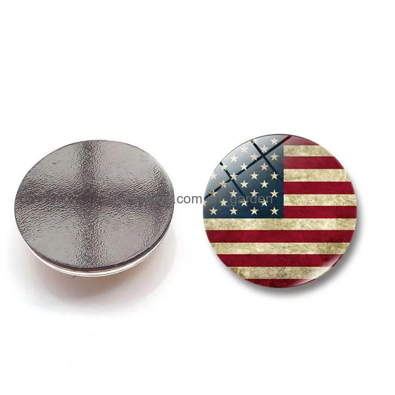 us  flag fridge magnets decorative refrigerator magnetes 30mm glass dome fridges memo souvenir