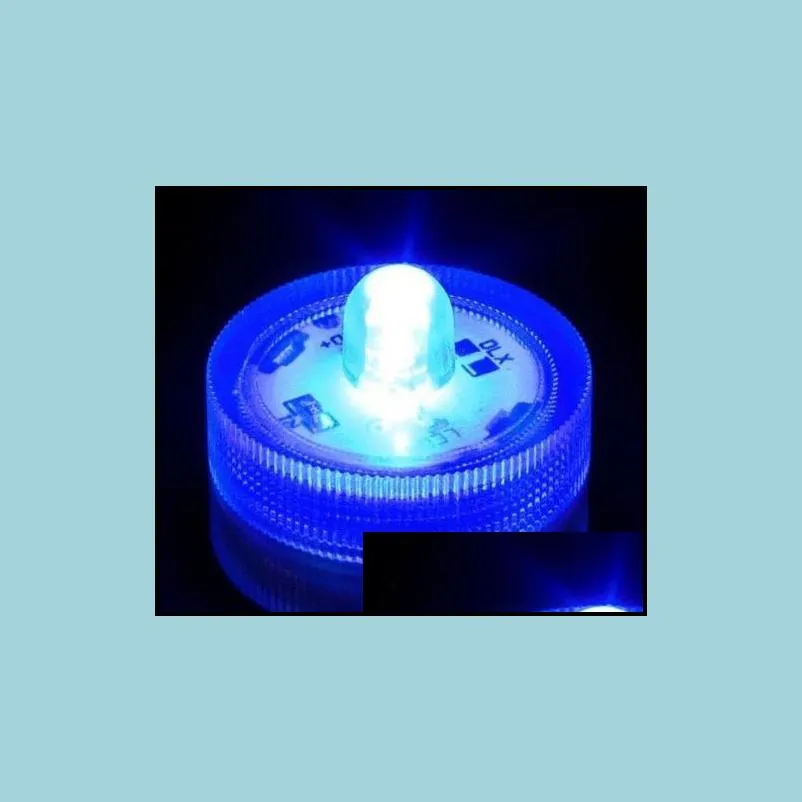 submersible candle underwater flameless led tealights waterproof electronic candles lights wedding birthday party xmas decorative 7