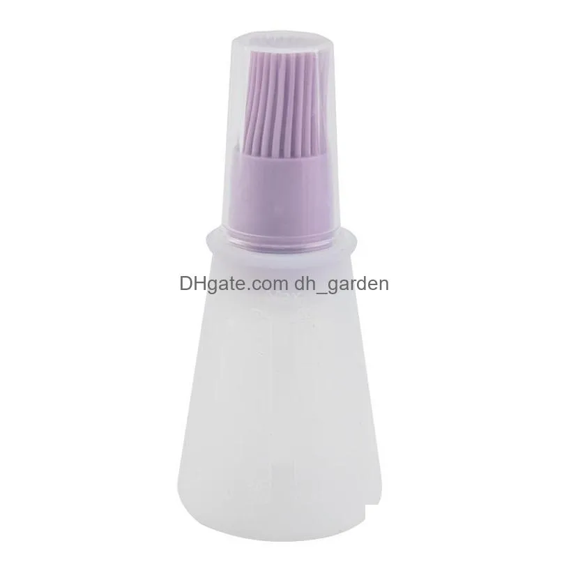 silicone oil bottle brushes bbq tools basting brush cooking baking pancake stick kitchen camping tool accessories