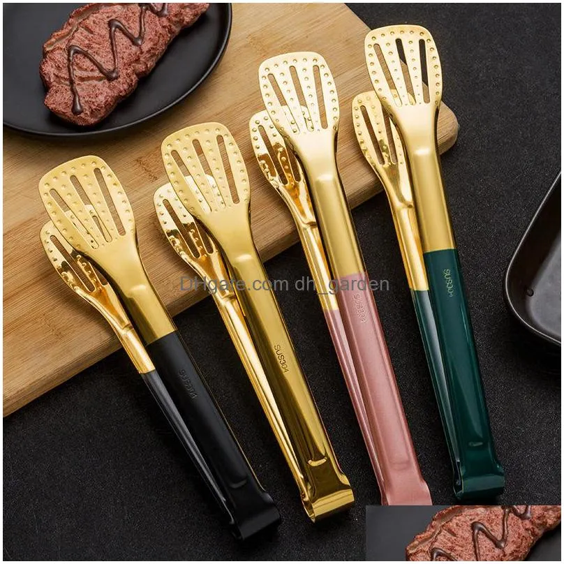 stainless steel food clips household kitchen tools steak barbecue clips bread clip baking supplies