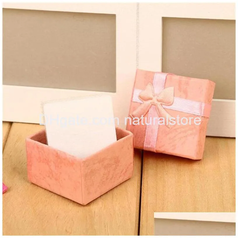 jewelry storage paper box multi colors ring earring cases packaging gift boxes for anniversaries birthdays gifts