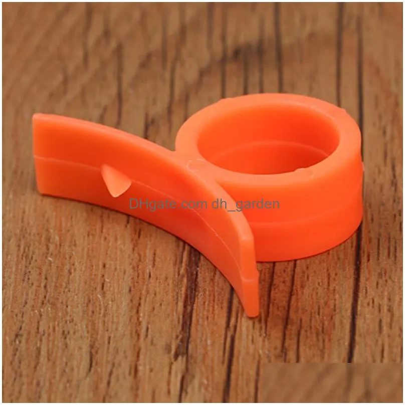 plastic ring peelers household kitchen tool creative pomegranate orange peeler mixed colors