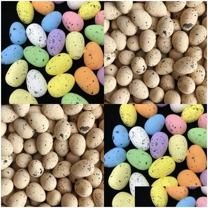 multi color party supplies simulation pigeon eggs 2x3cm easter fashion bird egg festival decoration 0 08hj p2