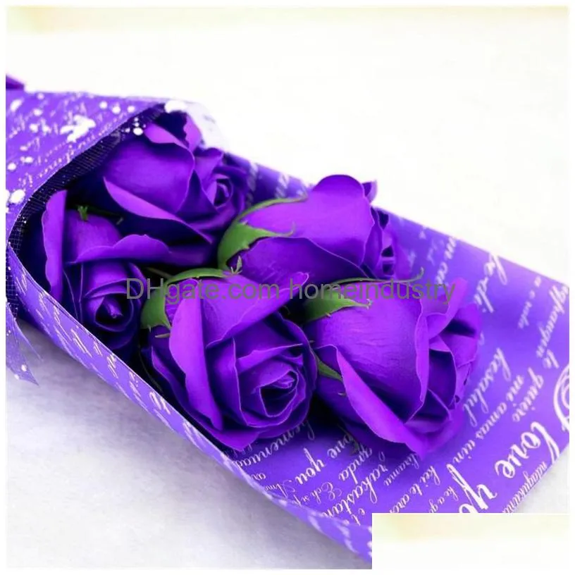 artificial soap roses flowers with little cute teddy delicate boxed five immortal flower or three flowers 8 8hr f r