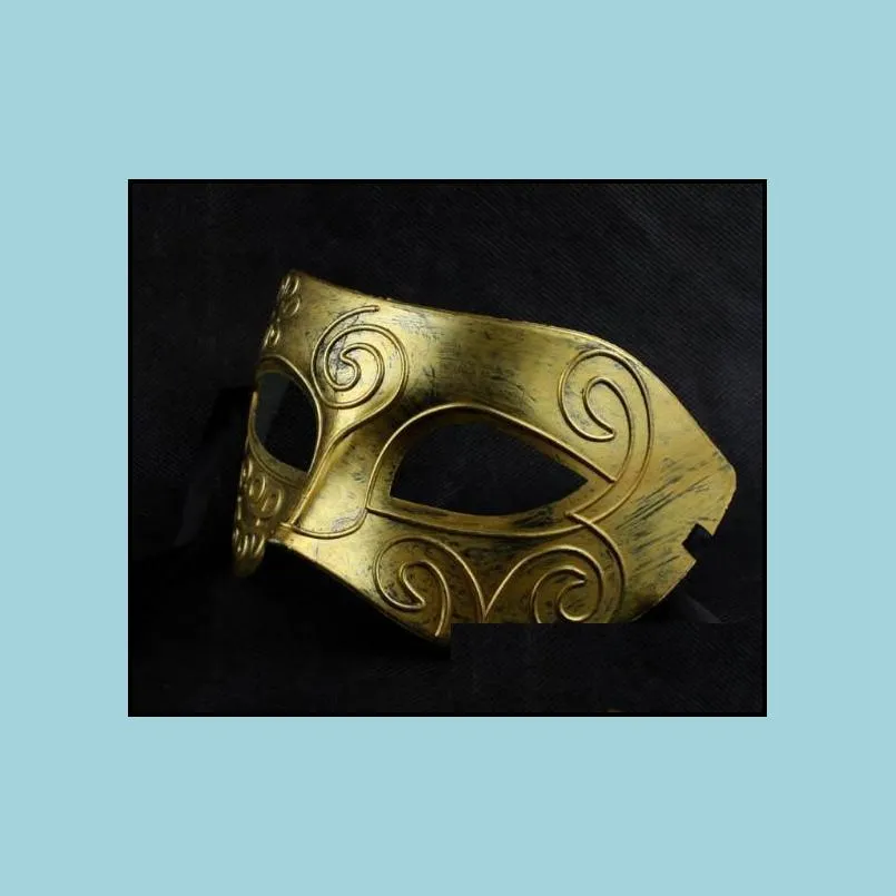 roman greek fighter men mask venetian carnival party masquerade halloween costume wedding dance party half face masks xmas