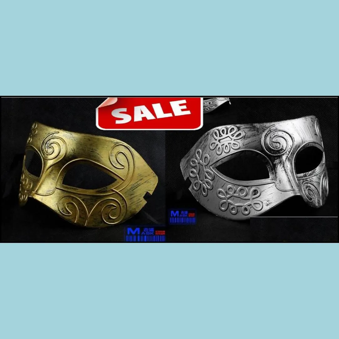 roman greek fighter men mask venetian carnival party masquerade halloween costume wedding dance party half face masks xmas