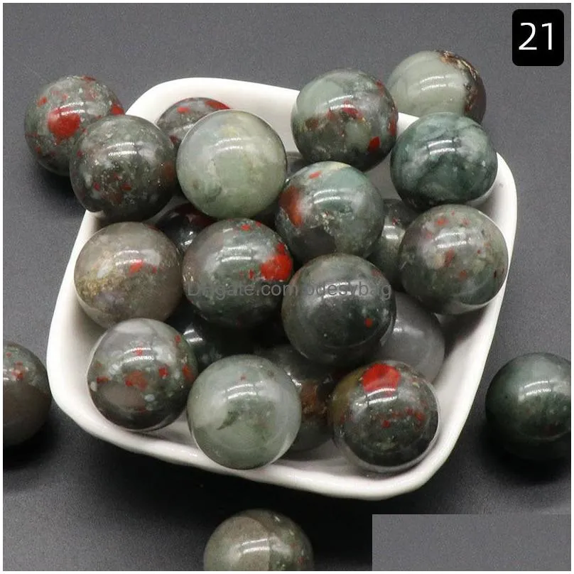 10pcs 8mm gemstone spheres for diy making jewelry nodrilled hole loose reiki healing energy stone crysta balls round beads