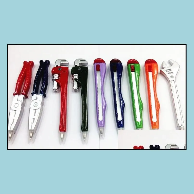 wrench hammer screw driver pliers tool ballpoint pens back to school party favor students prize writing ballpoint pen gift stationary