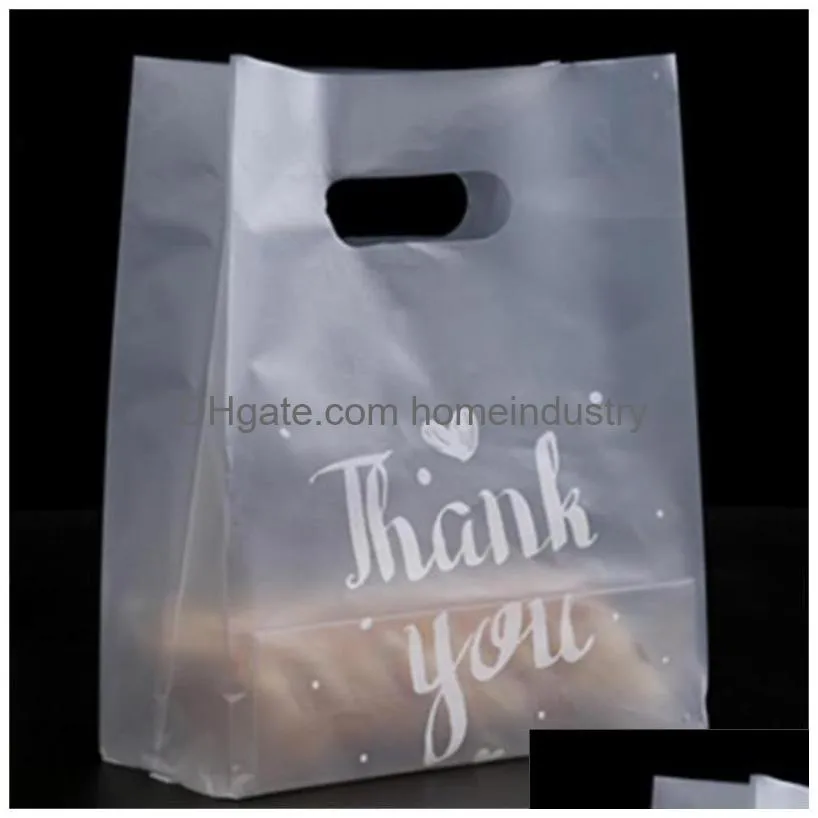 thank you food gift wrap plastic thicken 3 sizes baking bread cake candy packing bag birthday christmas gifts fashion 37 38gy l2