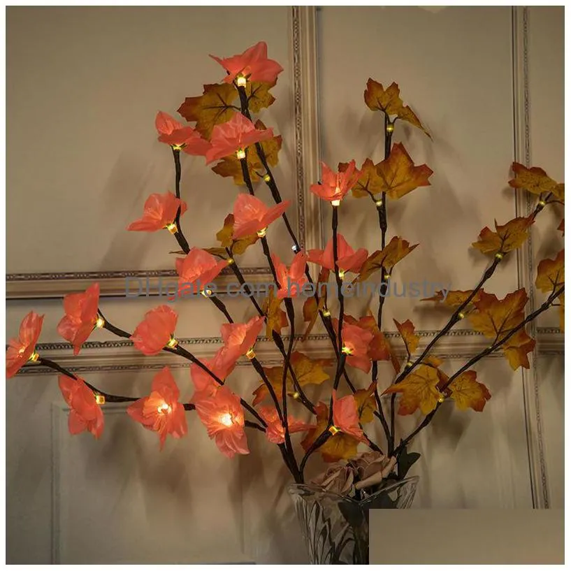 led colored lights ins simulated branch battery box colorful lamp interior decoration artificial flower lamps hot selling 12 5wc l1