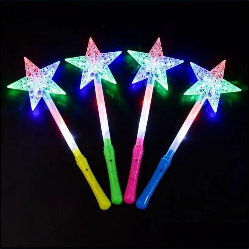 fivepointed star glow stick love butterfly moon electronic flashing stick light stick led snowflake creative gift concert prop gifts