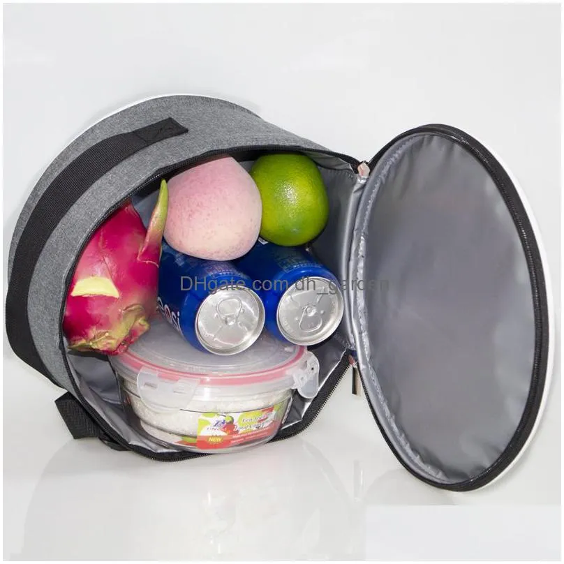 oxford cloth lunch bag football insulation bag portable school office outdoor picnic bags