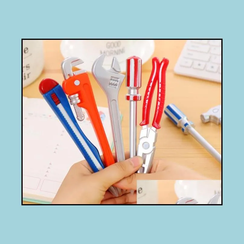 wrench hammer screw driver pliers tool ballpoint pens back to school party favor students prize writing ballpoint pen gift stationary