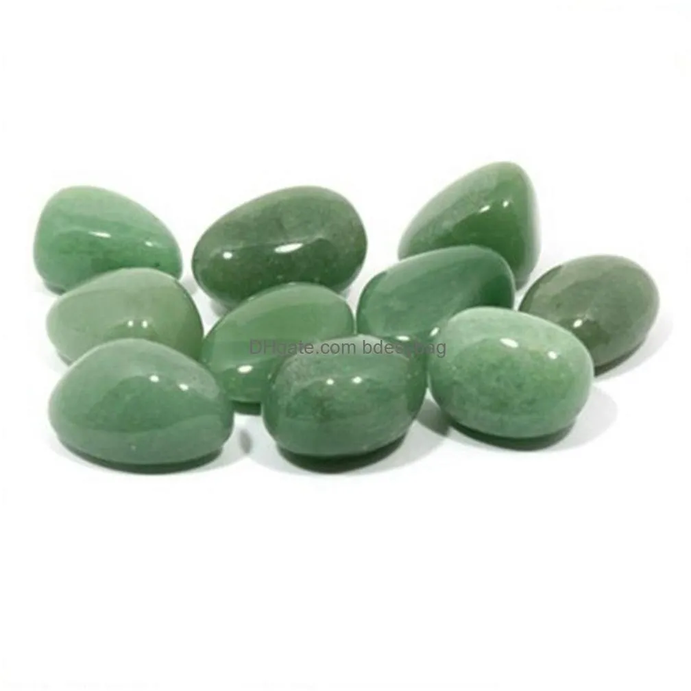 natural stone1525mm turquoise agate crystal amethyst tumbled irregular stone in pouch for healing reiki wishing lucky stones