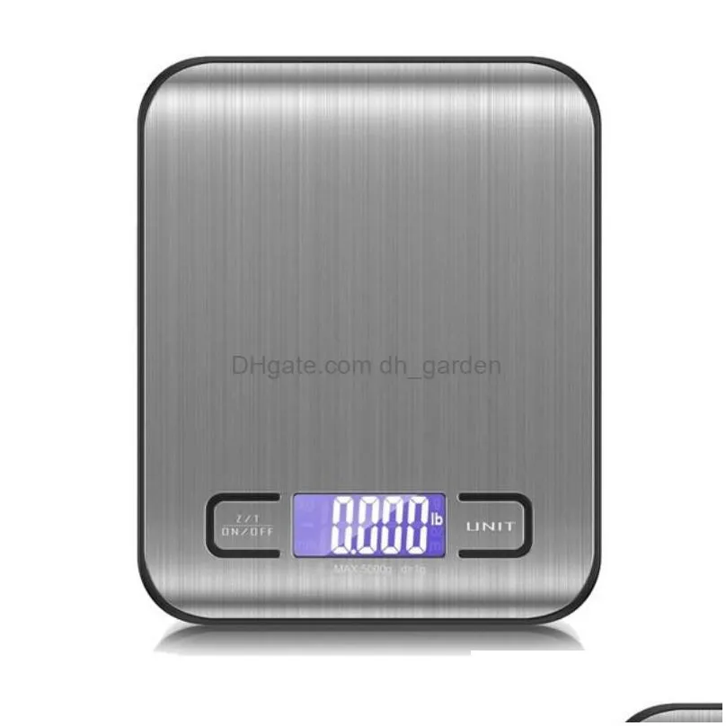 5000g/1g led electronic digital kitchen scales mini multifunction food stainless steel lcd precision jewelry scale weight balance