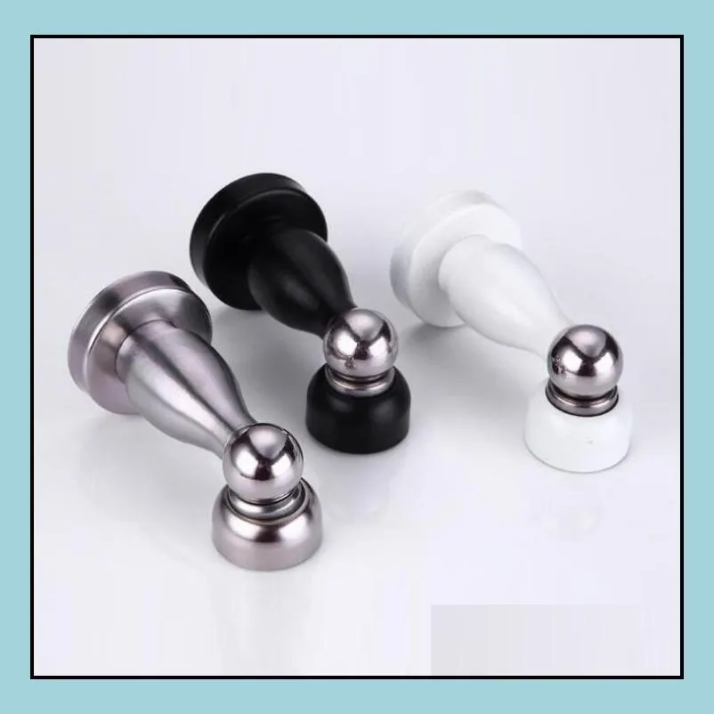 stainless steel doorstop strong magnetic door stop stopper holder catch door suction hardware door catches closers building supplies