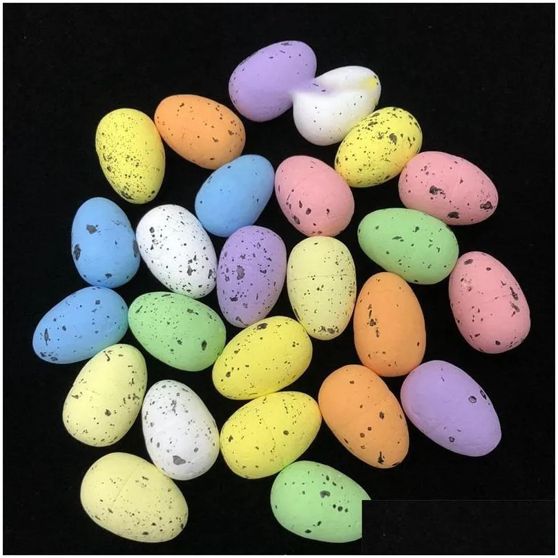 multi color party supplies simulation pigeon eggs 2x3cm easter fashion bird egg festival decoration 0 08hj p2