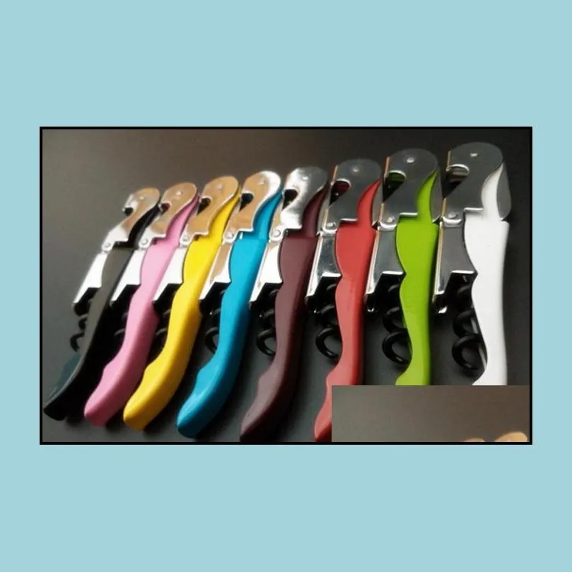 stainless steel bottle opener sea horse wine corkscrew openers wine corkscrew bar tool multifunction multicolor custom