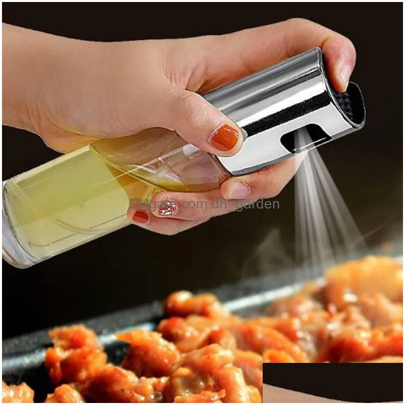 glass atomizing olive oil spray bottle household kitchen tools 100ml barbecue vinegar bottles dispenser cooking salad bbq tool
