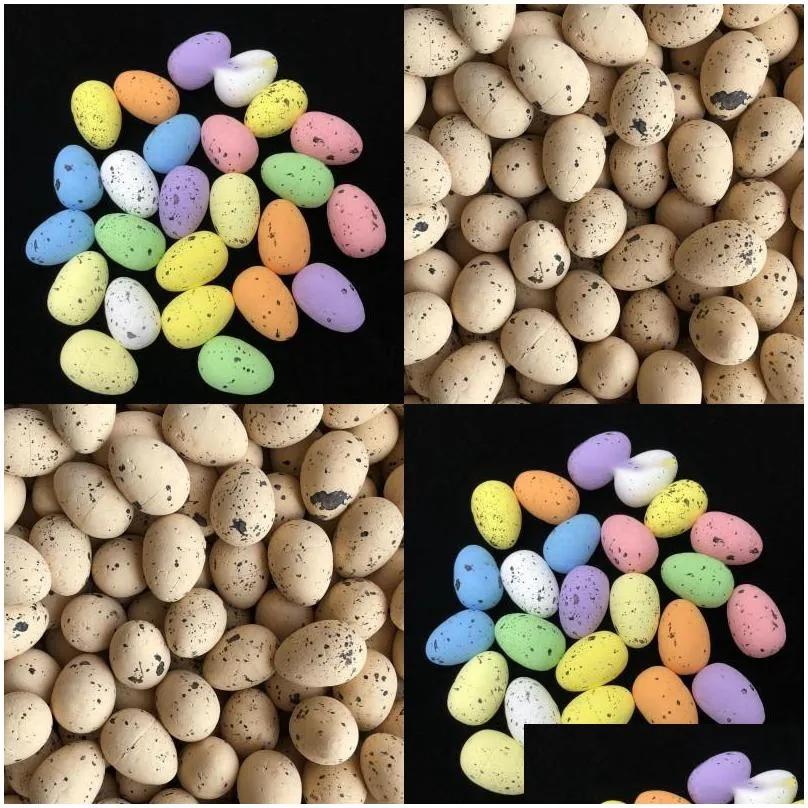 multi color party supplies simulation pigeon eggs 2x3cm easter fashion bird egg festival decoration 0 08hj p2