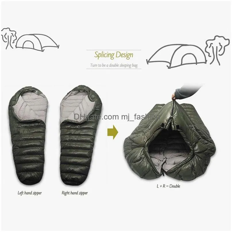 Sleeping Bags Slee Bags Kamperbox Cold Temperature Winter Bag Down Cam Double 230826 Drop Delivery Sports Outdoors Camping Hiking Hiki Dhfzk