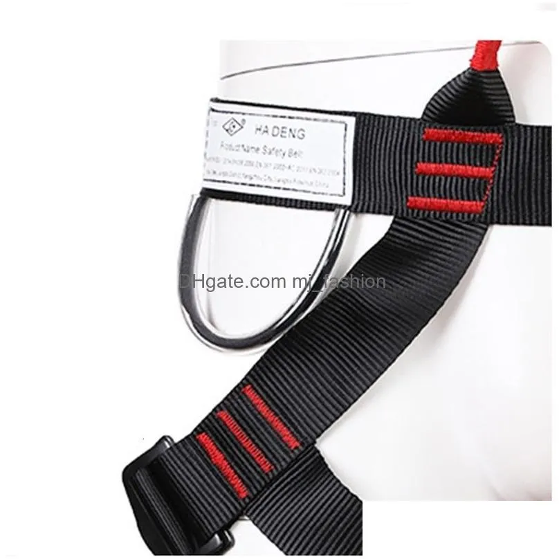 Cords, Slings And Webbing Cords Slings And Webbing Anti Fall Three Point Safety Belt Adjustable Half Body Harness For Outdoor Activiti Dhyqq