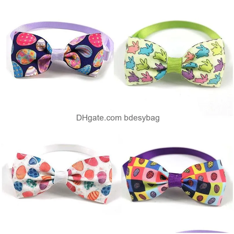 Dog Apparel Pet Dog Apparel Bow Ties Collar Bows Puppy Neckties Small Cat Grooming Supplies Drop Delivery Home Garden Pet Supplies Dog Dhpia