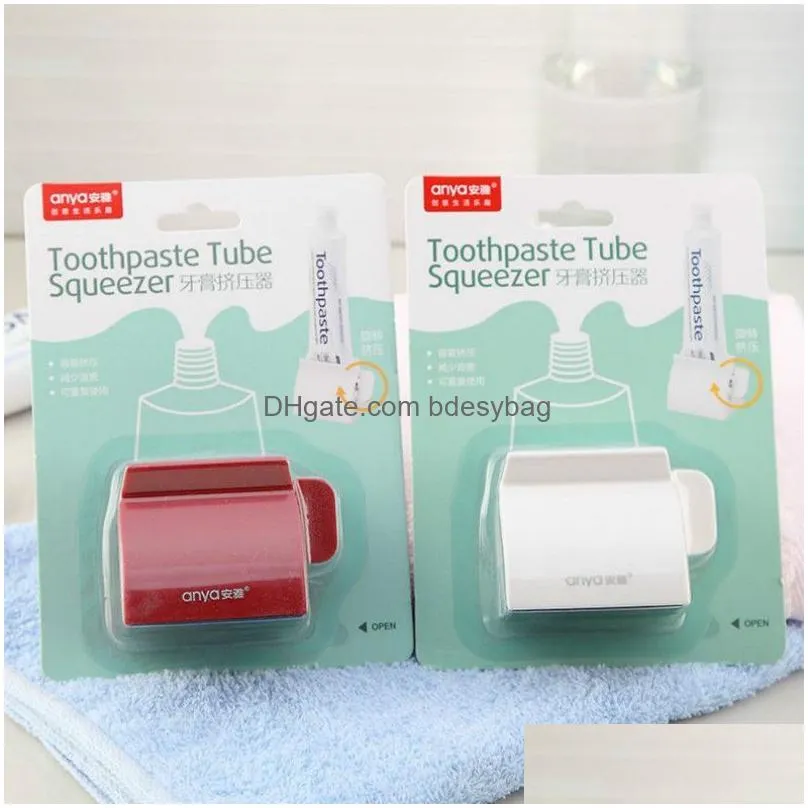 Toothbrush Holders Tootaste Holders Device Mtifunction Tootastes Dispenser Facial Cleanser Squeezer Clips Manual Lazy Tube Squeezers D Dhpgb
